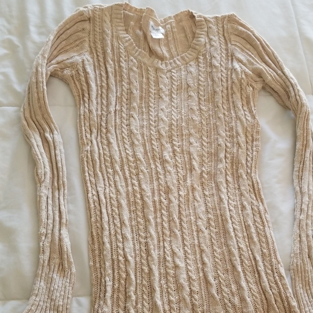 Oatmeal maternity sweater